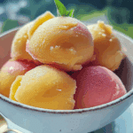 Easy Peach Sorbet: A Sweet and Simple Summer Fix