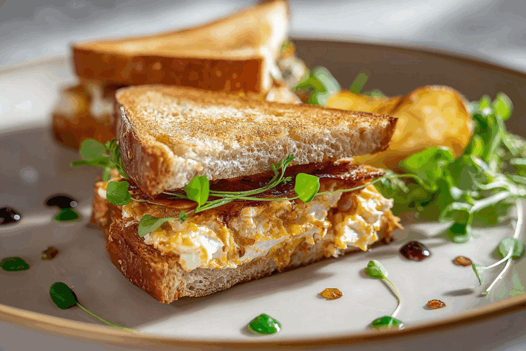 Cheese and Onion Sandwich