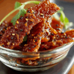 Honey Garlic Chicken Jerky