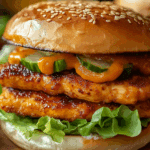 Hot Chili Chicken Burgers