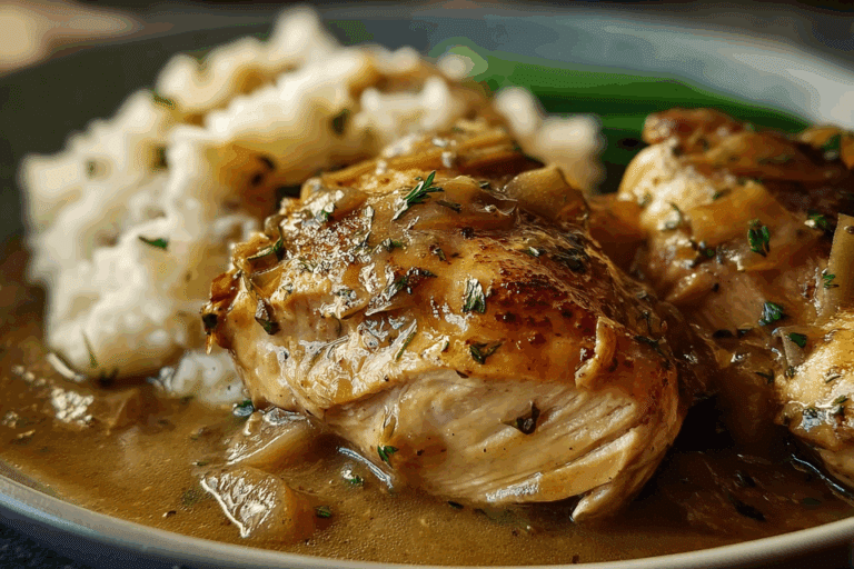 Slow Cooker Chicken and Gravy