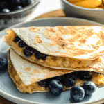 Blueberry Breakfast Quesadilla