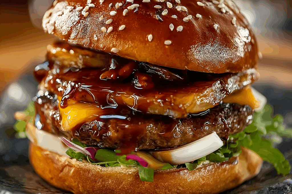 Hawaiian Teriyaki Burgers