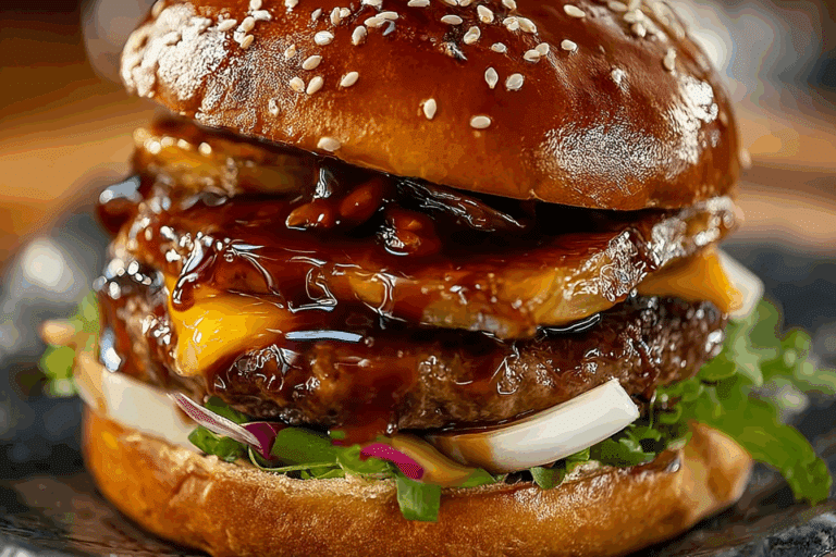 Hawaiian Teriyaki Burgers