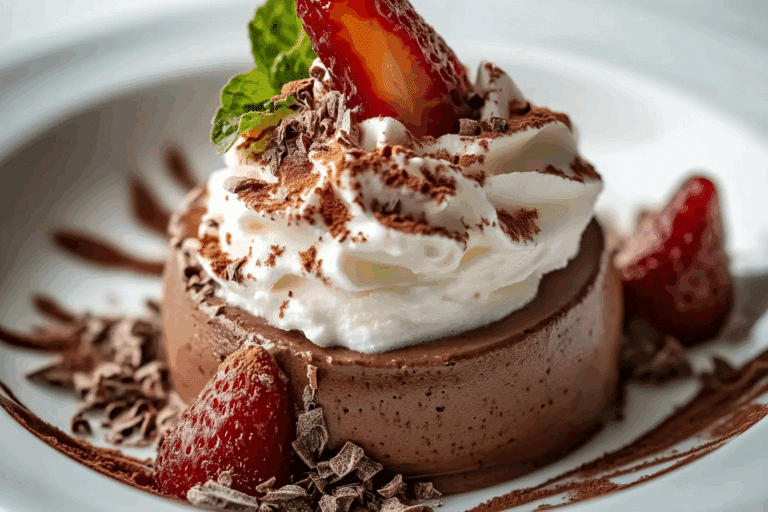 Chocolate Stabilized Whipped Cream