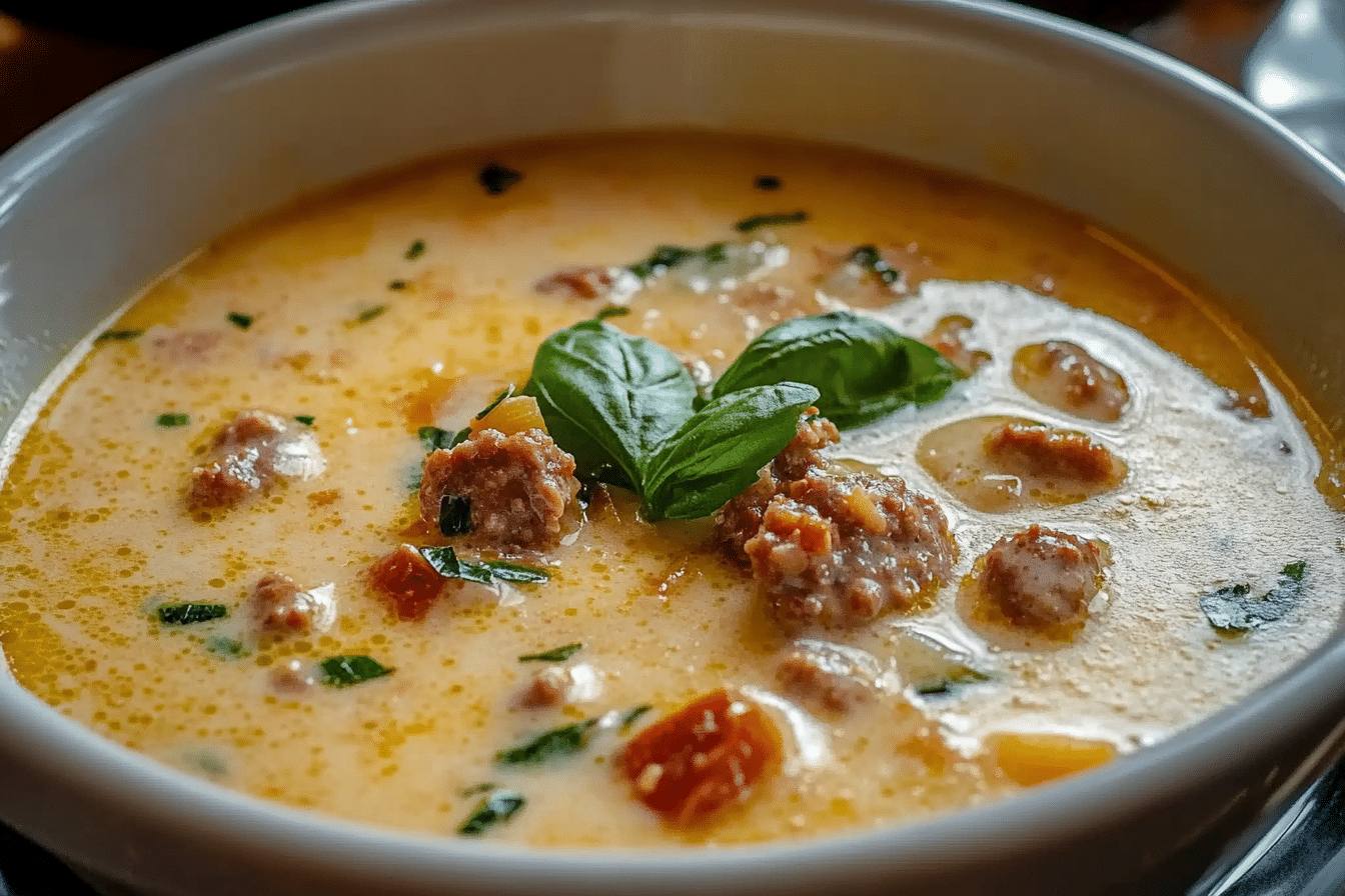Creamy Italian Sausage Soup
