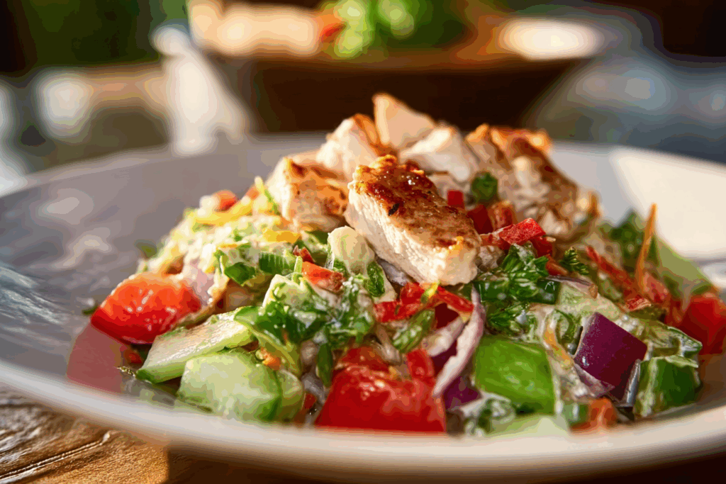 Crunchy Spicy Chicken Salad