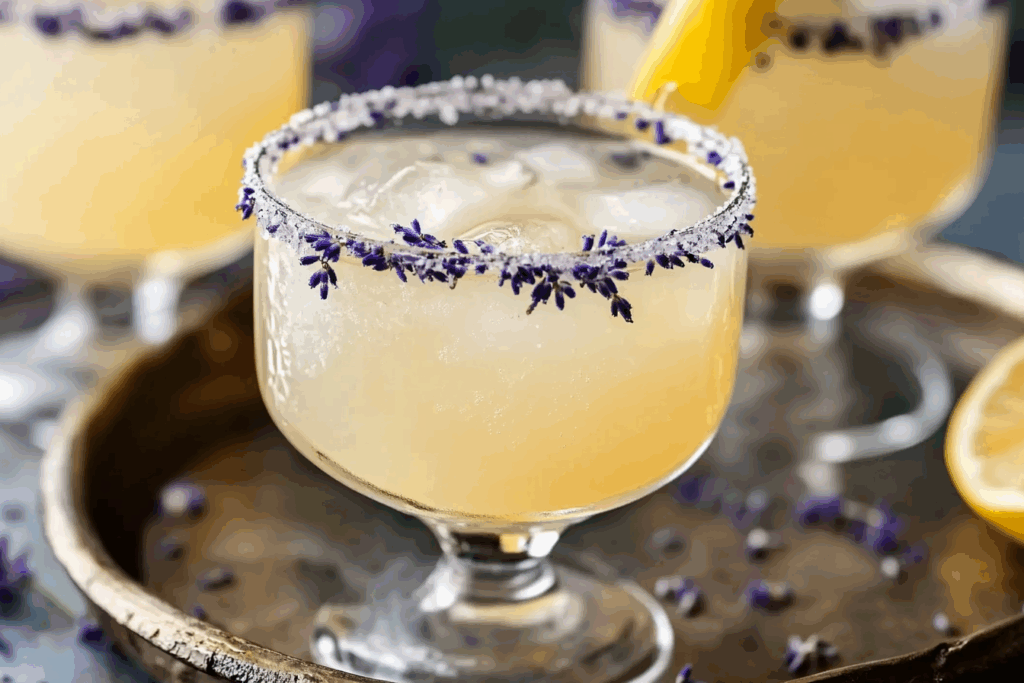 Lemon Lavender Margaritas