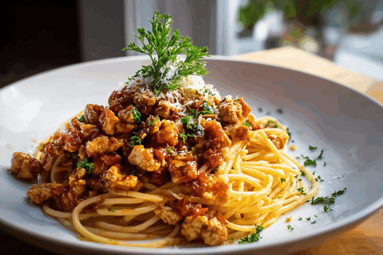 Quicker Chicken Spaghetti Bolognese