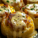 Savory Breakfast Rolls Drizzled With Béarnaise