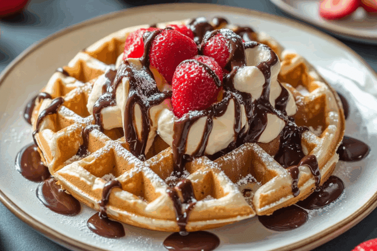 Nutella Filled Waffles