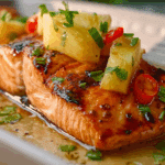 Honey Pineapple Salmon