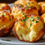 Cheesy Mashed Potato Puffs