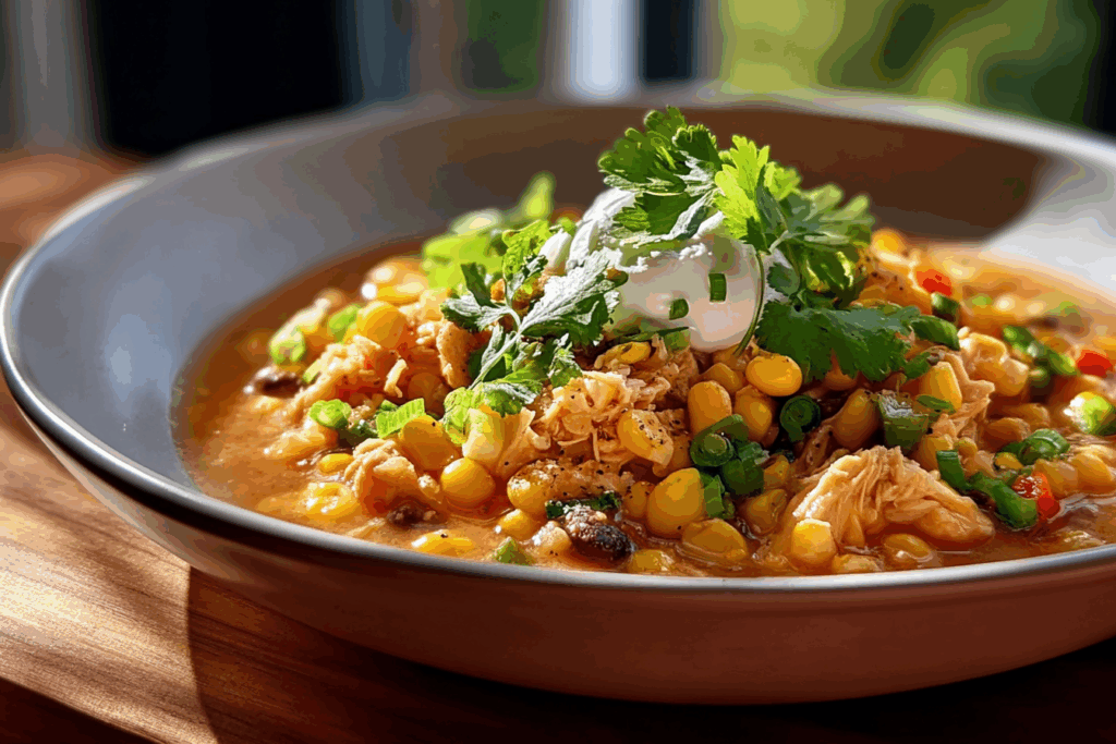 Mexican Street Corn White Chicken Chili