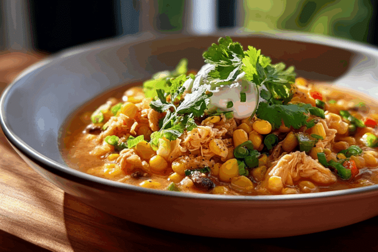 Mexican Street Corn White Chicken Chili