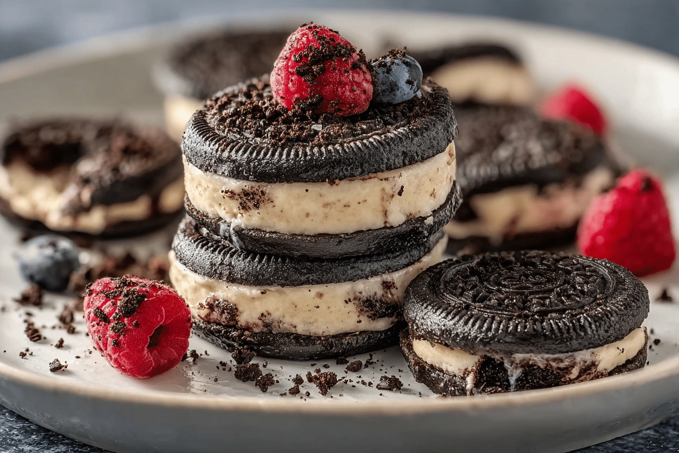 Oreo Cheesecake Cookies