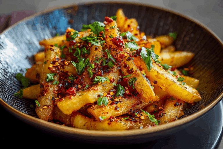 Turkish Fries (Turkish Potatoes) with Aleppo Pepper