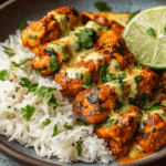 Garlic Butter Chicken Tikka & Rice