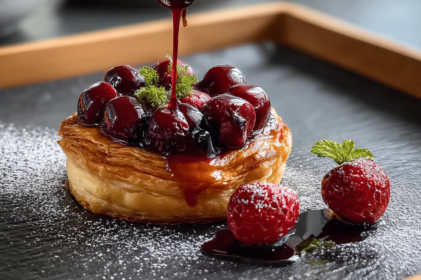 Cherry Cheese Pastry Pie