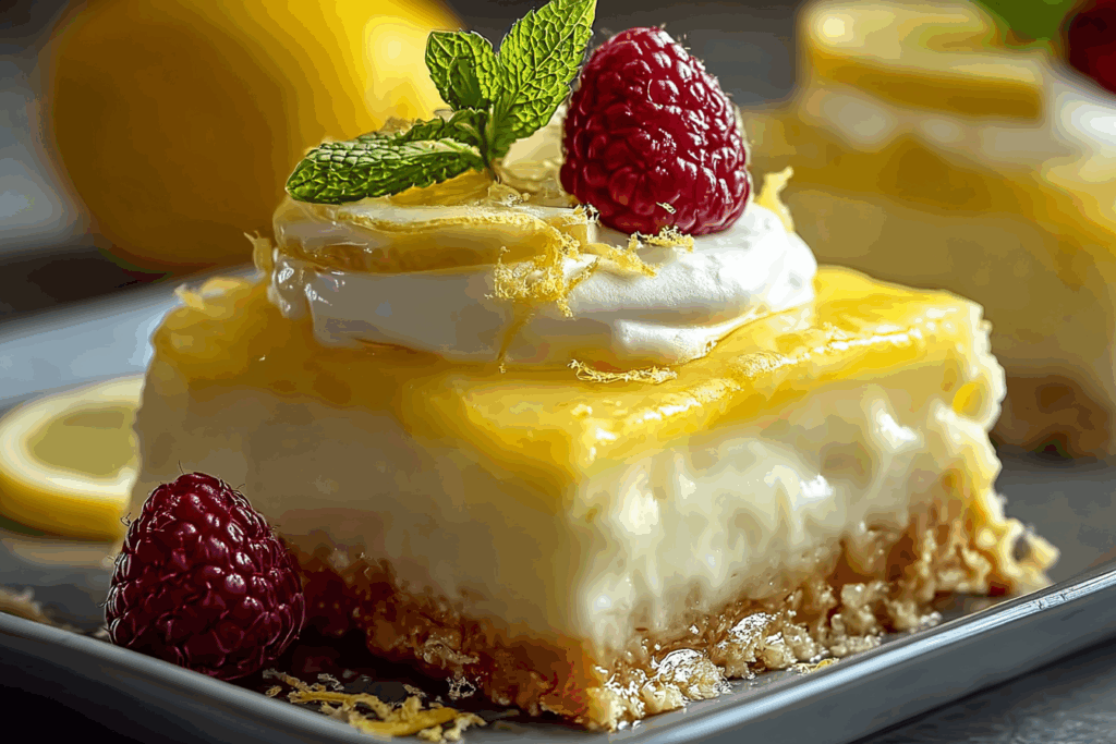 Lazy Day Lemon Cream Pie Bars