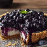 No-Bake Blueberry Pie
