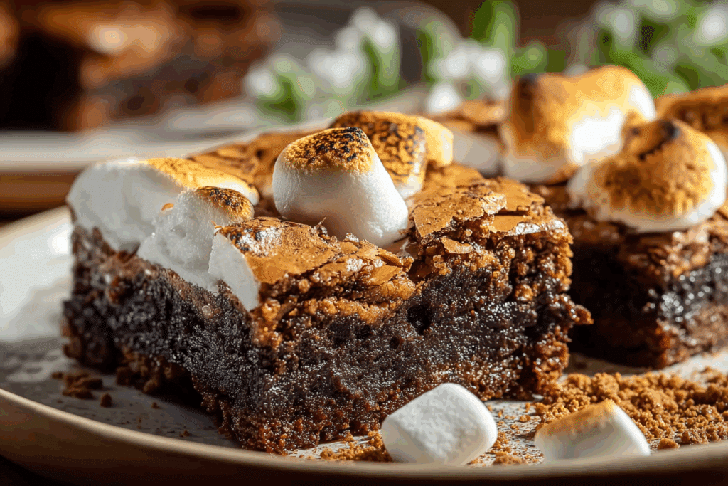 S’MORES BROWNIES