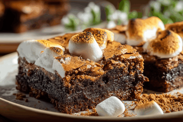 S’MORES BROWNIES