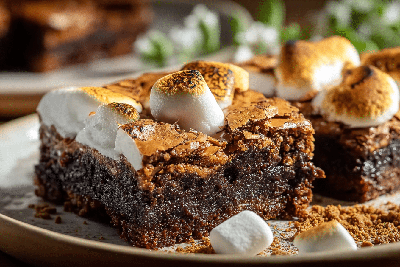 S’MORES BROWNIES