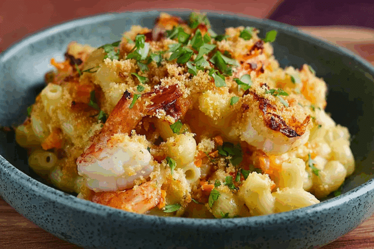Seafood Mac and Cheese