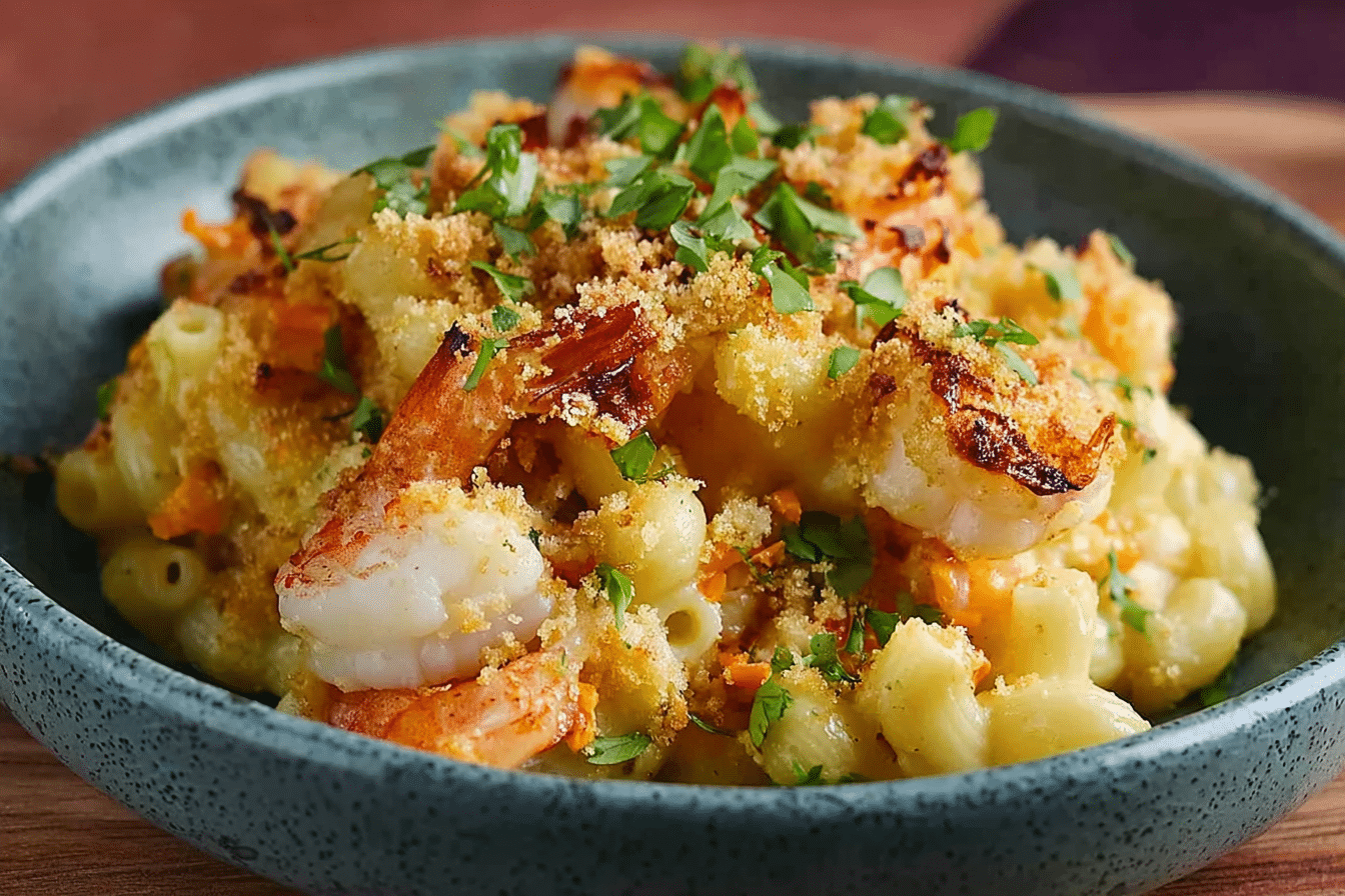 Seafood Mac and Cheese