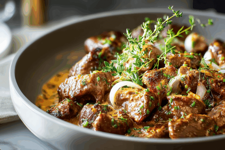 Creamy Chicken Livers