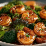 Honey Garlic Shrimp, Sausage & Broccoli – A Flavor Explosion