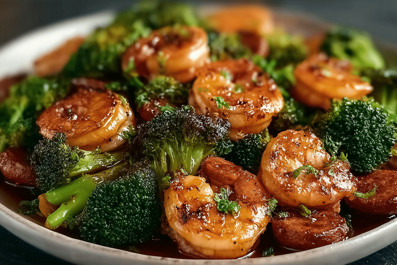 Honey Garlic Shrimp, Sausage & Broccoli – A Flavor Explosion