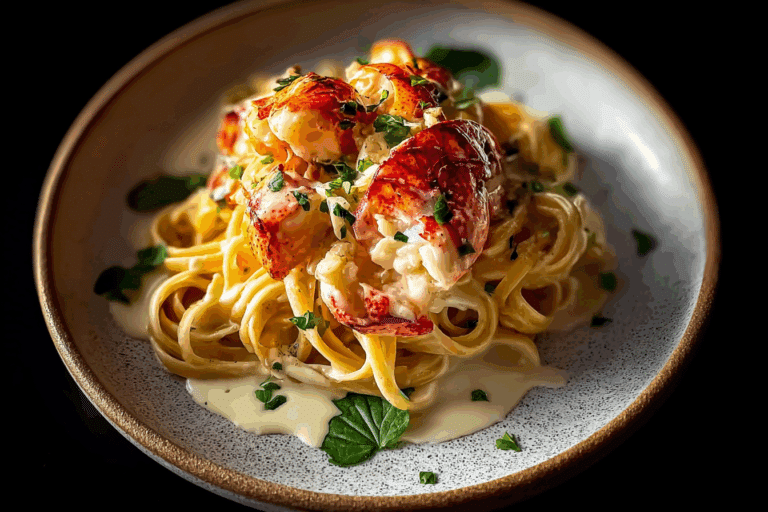 Lobster Alfredo Pasta