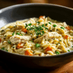 Creamy Chicken Pot Pie Orzo