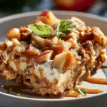 Caramel Apple Cinnamon Roll Dump Cake