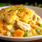 Easy Chicken Cobbler Dinner Casserole