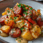 Cheesy Ranch Potatoes and Sausage