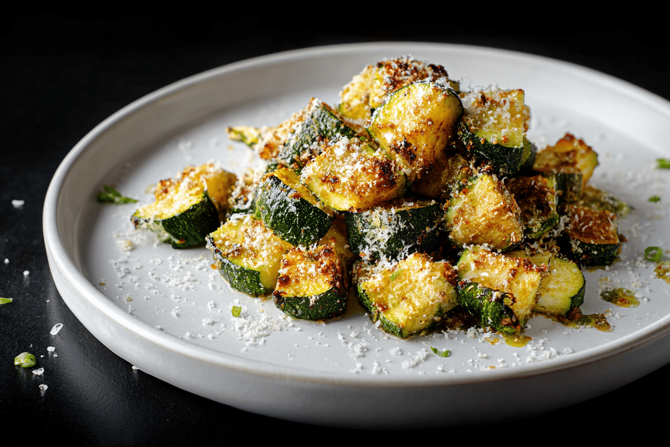 Air Fryer Zucchini with Parmesan