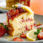 Strawberry Lemonade Buttermilk Cake