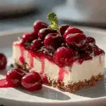 Easiest No-Bake Cherry Cheesecake