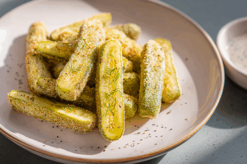Crispy Air Fryer Dill Pickles