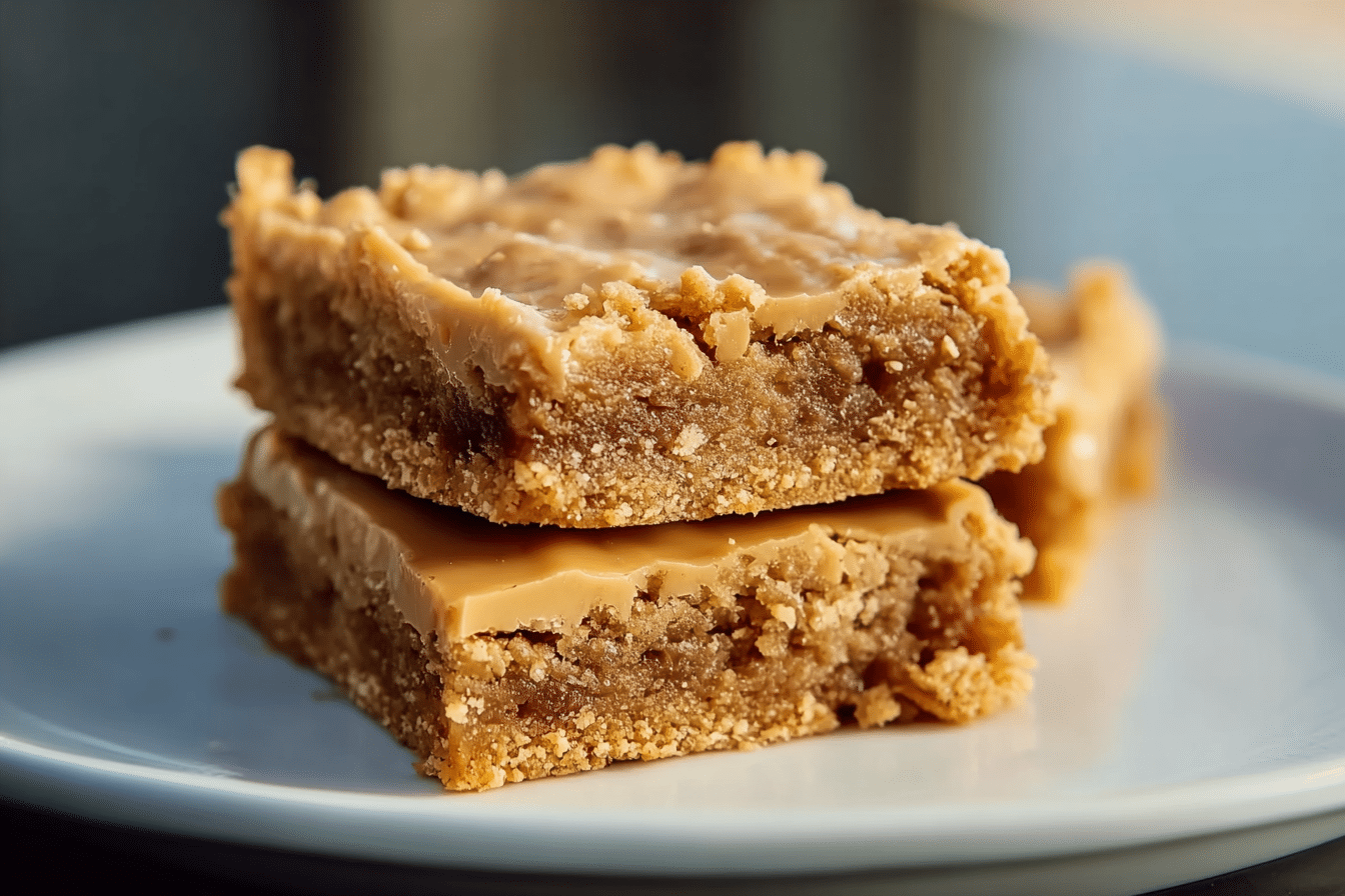 Peanut Butter Lunch Lady Cookie Bars