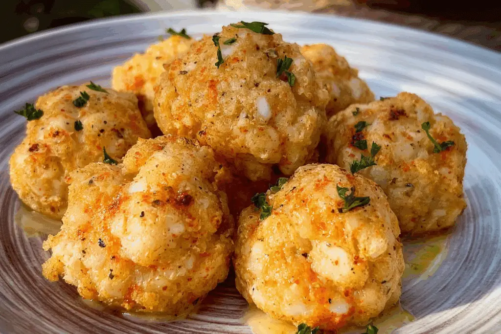 Cheddar Bay Pepper Jack Shrimp Balls