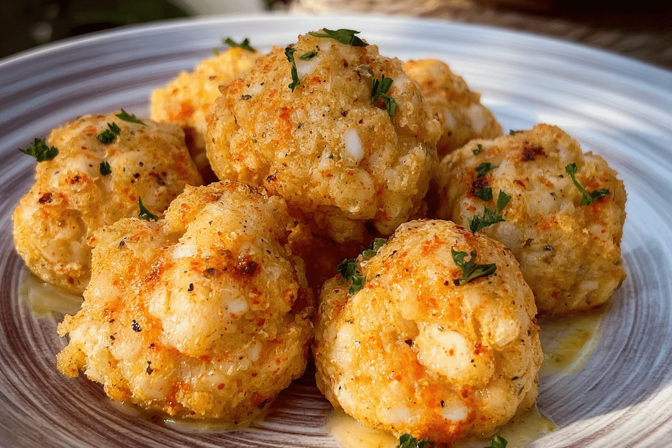 Cheddar Bay Pepper Jack Shrimp Balls