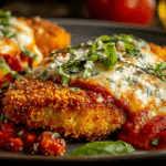 Golden Breaded Chicken Parmesan
