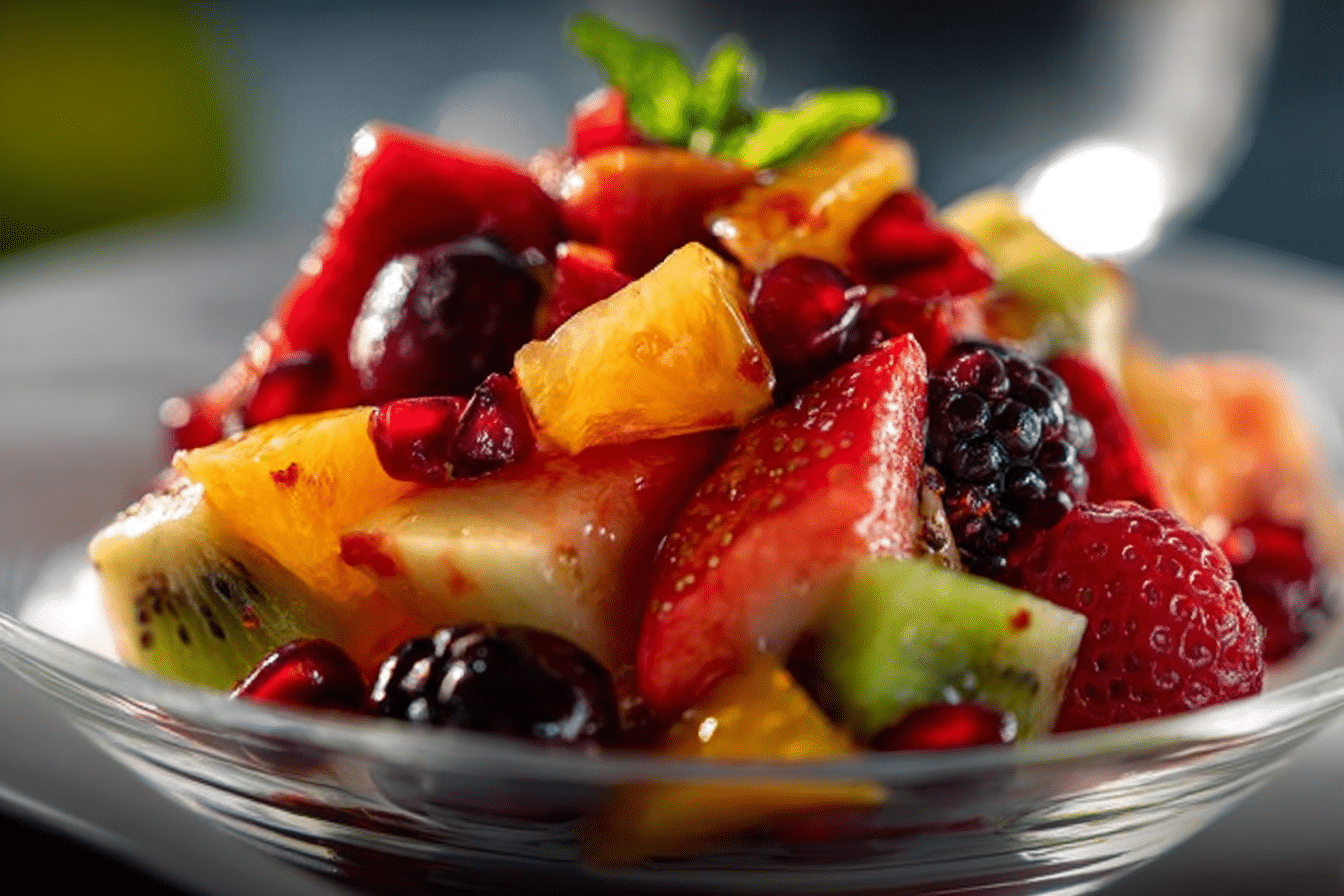 Tropical Berry Fruit Salad