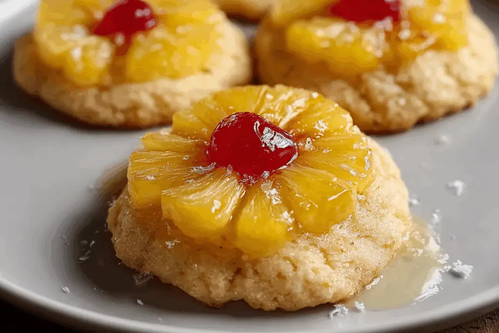 Pineapple Upside Sugar Cookies