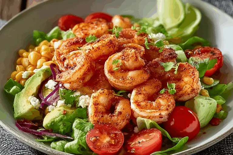 Spicy Shrimp Salad Bowl