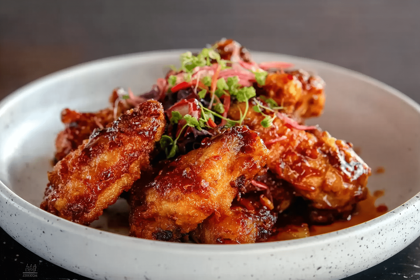 Pineapple Fried Chicken Wings